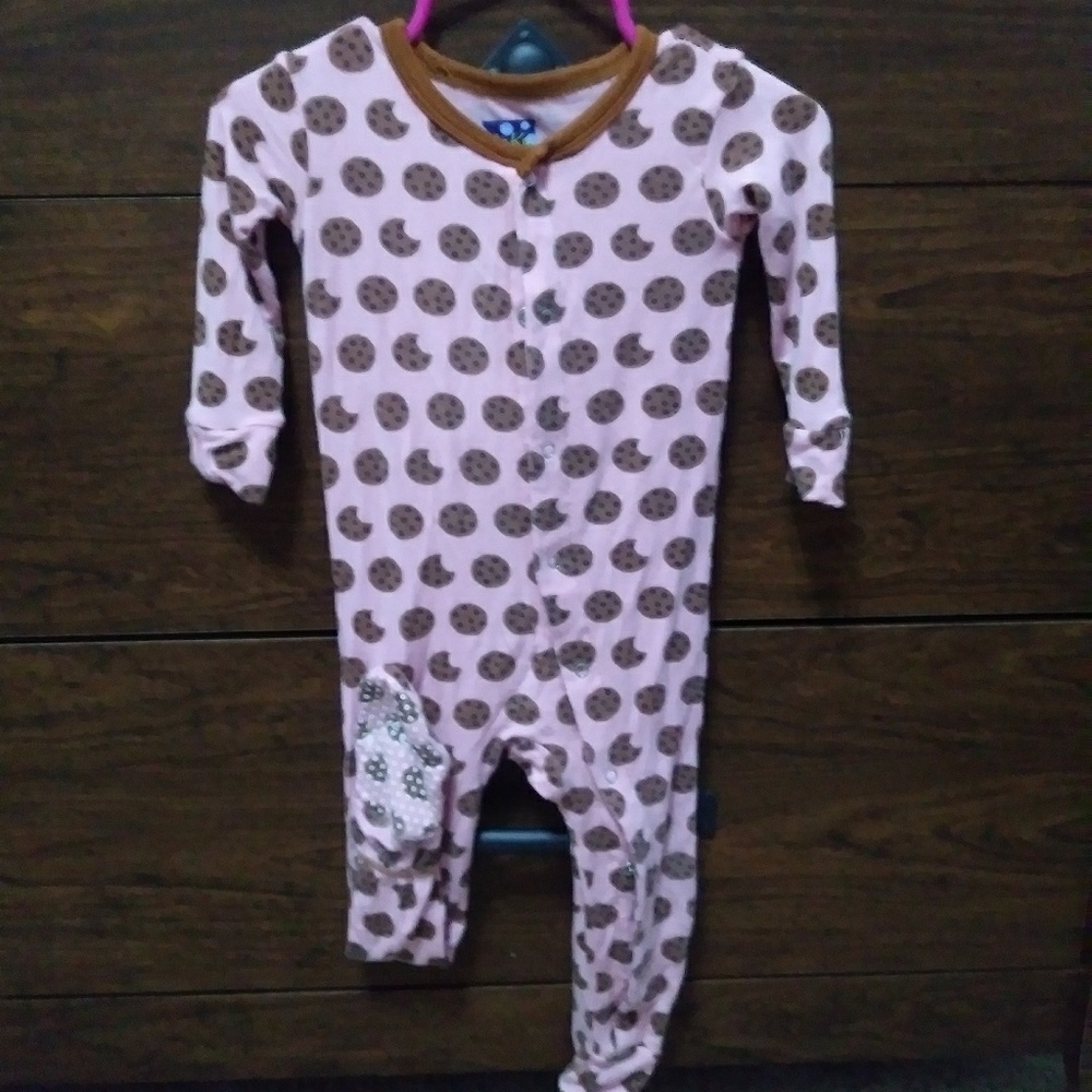 Kickee Pants Footie - Lotus Cookie 🍪